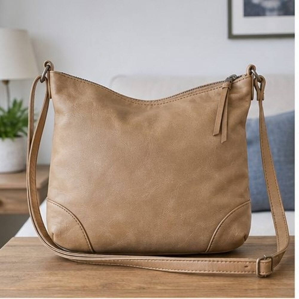 Olive Zip Crossbody Bag